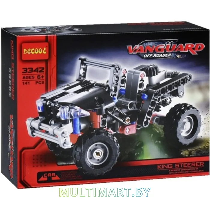 Конструктор Decool 3342 Джип (141 деталь)